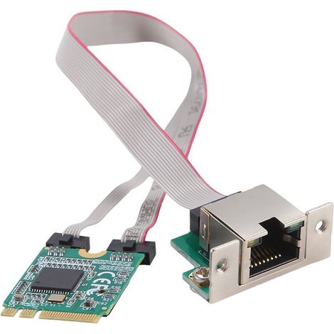 Geeignet für Gigabit M.2 A+E faltbare Pin-Netzwerkkarten, Single-Port-Server-Netzwerkkarten, I210AT GBE Ethernet RJ45 Chip, Netzwerkkarten.