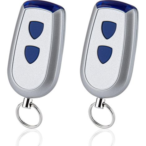 Lot de 2 télécommande 433MHz Compatible avec Normstahl Crawford EA433 2KM Micro,EA433 2KS,EA433 4KS,RCU 433-2,RCU 433-4,NOO2800 Micro