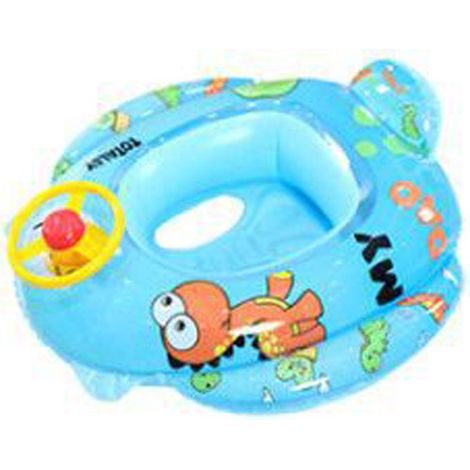 Aufblasbarer Baby-Badering – Autoförmiger Badering mit drehbarem Lenkrad und Hupe – Für Pool, Strand, Garten – 1 Stück (1/5)