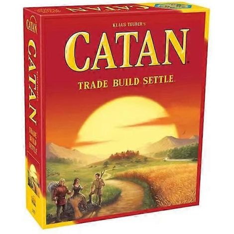 Catan, jeu de société pour 3 à 4 joueurs, jeu de société familial, jouez à des jeux de société entre amis (1/4)