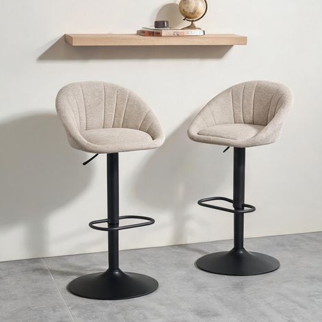 Tabouret de bar réglable de 62 à 82 cm 53,5 x 46 x 103 cm (1/5)