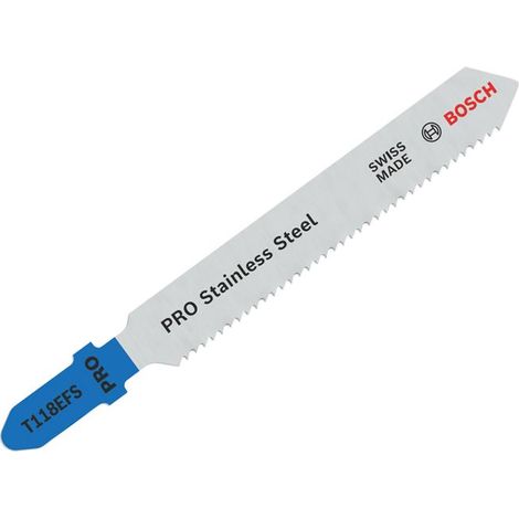 BOSCH T118EFS (pkt of 5) Basic for inox 83mm