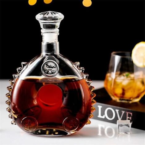 Carafes vin,Bouteille de vin rouge rétro verre à Champagne carafe à whisky cruche d'eau verseur à Cocktail aérateur - Glass E C (1/4)