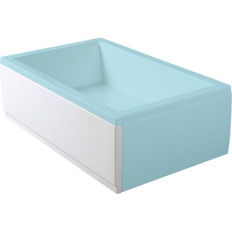Polysan Deep Plain - Panel frontal 110, izquierdo, 110x36 mm, blanco 83648 (1/3)