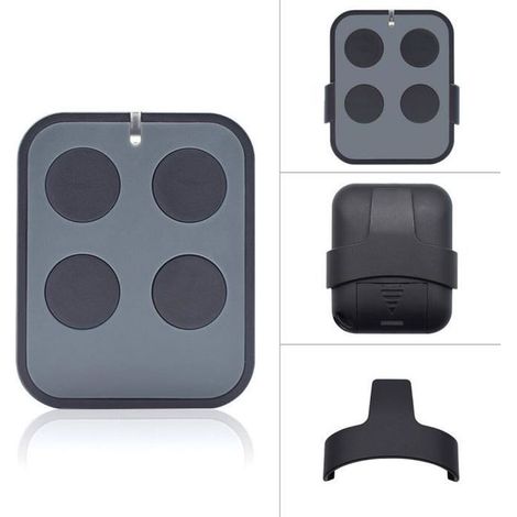 1 télécommande universelle, multi-fréquences 280–868 MHz, 4 canaux, clonage simplifié, pour portes de garage et alarmes