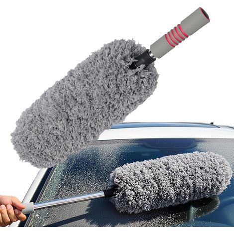 Époussetoir pour Voiture - Brosse Automobile Télescopique Anti-Rayures - Brosse de Nettoyage pour Voiture  pour Nettoyage Et Entretien Extérieur Véhicule Tableau De Bord Aérateurs Et (1/5)
