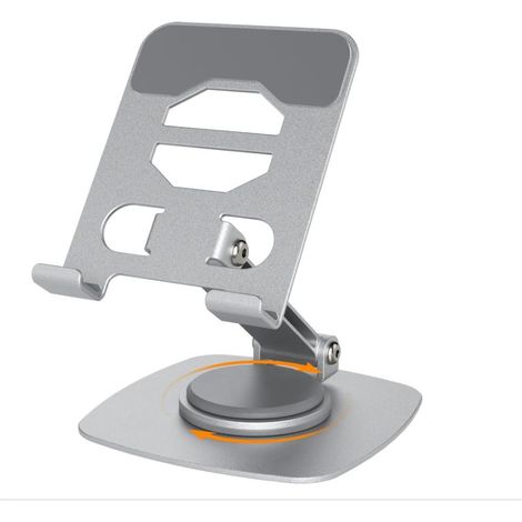 Base Stable Support Telephone Voiture, Réglable en Hauteur Support Tablette, Rotation Libre à 360° Support Telephone Bureau,Universel pour Tous Les Téléphones et Tablettes Phone Holder (1/5)