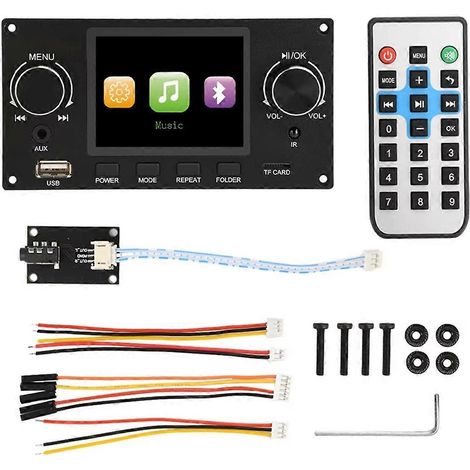 Module de décodage audio sans perte avec écran couleur TFT 2,8 pouces, noir (1/5)