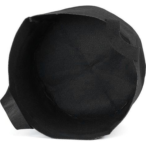 Sacs de culture, 5 gallons (environ 19 litres), respirants, en tissu épais avec poignée, pour arbres et fleurs, noirs. (1/5)