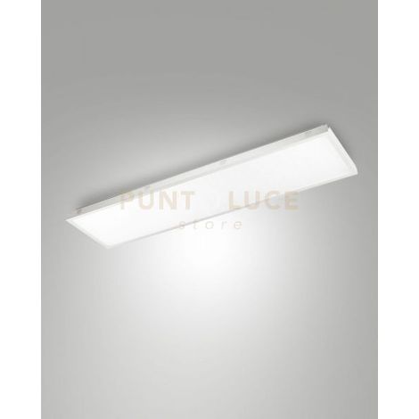 MANET CLIP-IN PLAFONIERA INCASSO 30X120CM WW PRISMATIC CRI90 DIMMERABILE 0-10V 3000K 5100LM 40W