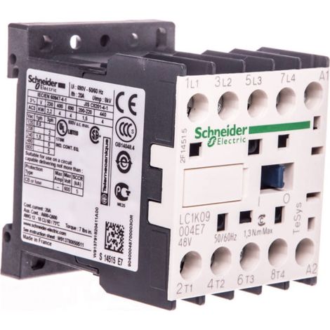 Contattore ausiliario 20 A 4P 4Z 48 V CA LC1K09004E7