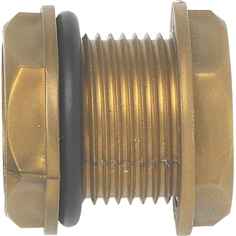 Garantia Tankverschraubung 1,9 cm (3/4), messingfarben Zubehör Regenfässer (1/2)