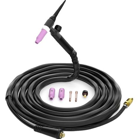 Antorcha de soldadura TIG, 4 m de longitud, conector rápido, 4 m (1/5)