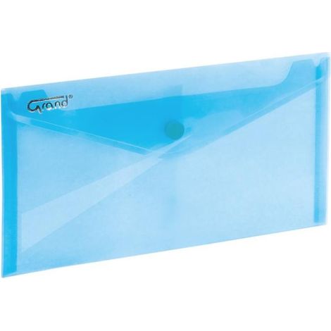 Sobre con cierre a presi贸n 225x124mm azul grand