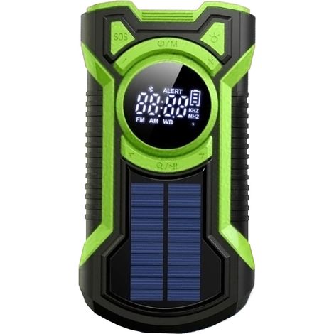 Radio Météo Haut-Parleur Lampe Torche Multibande Rechargeable (1/5)