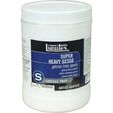 Additif préparateur de surface - LIQUITEX - Gesso - 946 ml - Blanc - Pour adulte