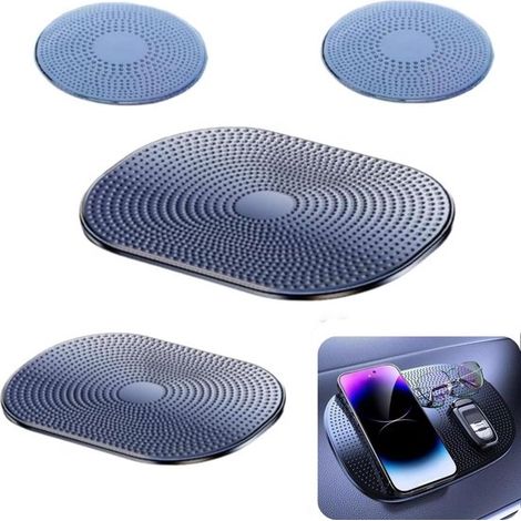 Tapis de tableau de bord antidérapant - Résistant à la chaleur et au froid - Noir