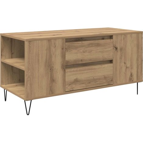 Maison Exclusive - Couchtisch Artisan-Eiche 102 x 44,5 x 50 cm Ho