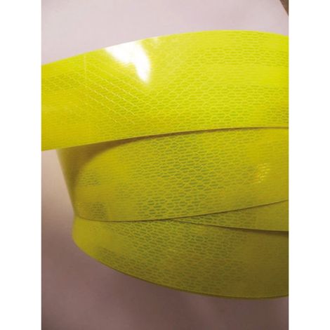 Rouleau de repérage réfléchissant 5000 x 100 x 1 mm jaune - WATTELEZ