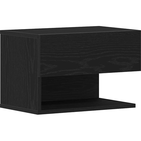 Maison Exclusive - Nachttisch Schwarz Eichen-Optik 46 x 30 x 30 c
