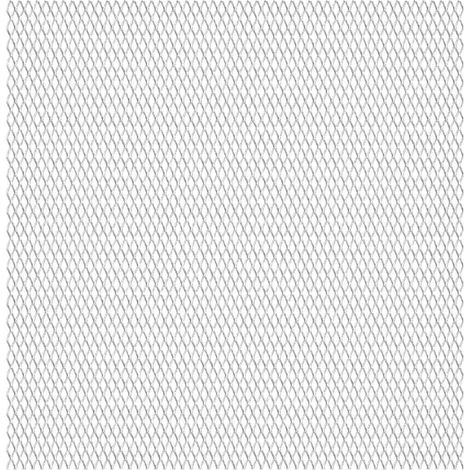 Grillage métallique déployé, acier inoxydable, 100 x 85 cm, 20 x 10 x 2 mm
