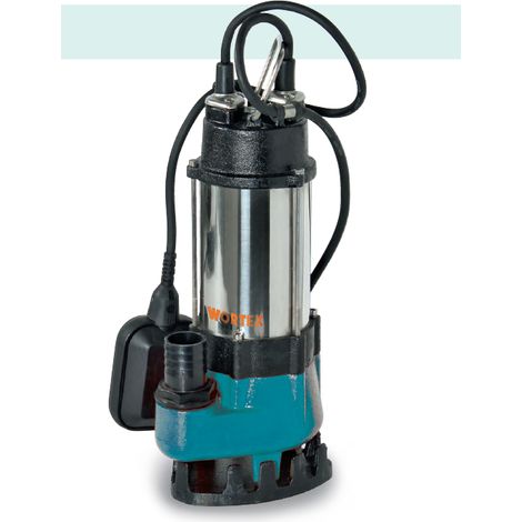 0,5 HP 150 LT/MIN WORTEX SWS350 Elettropompa Acque sporche Fogna Monofase