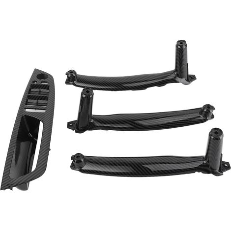 Couvre-décoratif Carbone pour Poignées de Porte Intérieures BMW X5 X6 E70 E71 2007-2013 (1/5)