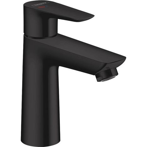 mitigeur de lavabo 110 CoolStart sans tirette ni vidage noir mat