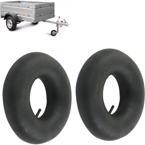 chambres à air 145/70‑6 avec valve droite en caoutchouc pour karts 90cc, diables et tondeuses à gazon (1/5)
