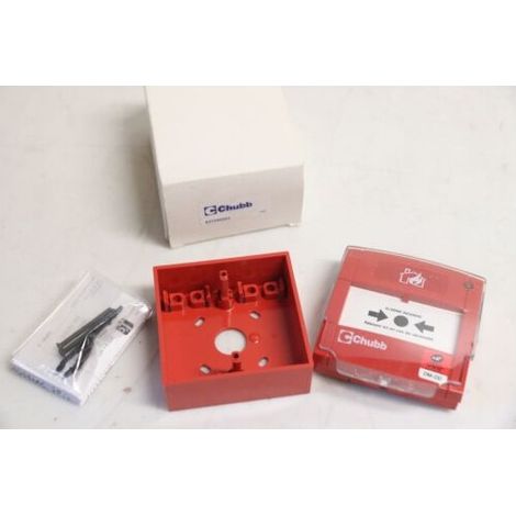 Chubb 627000002  Addressable manual call point with visual indicator - Red