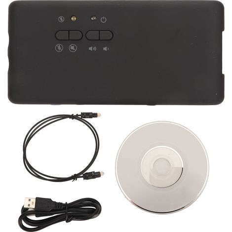 Carte son USB 12Mbps 7.1 Stéréo Double Entrée Micro 48KHz Échantillonnage Externe pour PC Ordinateur Portable (1/5)
