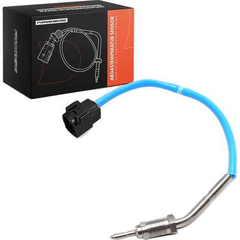 Sensor de temperatura, longitud 338,5 mm, tamaño de rosca M12x1.25, longitud del cable 299,5 mm, conector negro, 2 contactos (1/4)