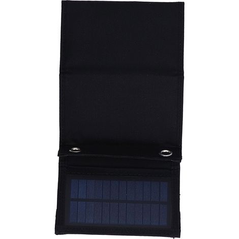 7,5-W-Solarpanel-Set, tragbar, 5-fach faltbar, mit Karabinerhaken für Handy, Auto oder Schiff (1/5)