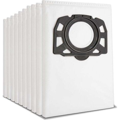 Lot de 10 sacs aspirateur pour Kärcher 2.863-006.0, Sacs Aspirateur pour Kärcher WD4 WD5 WD6 WD5P WD6P Premium MV4 MV5 MV6 (1/4)