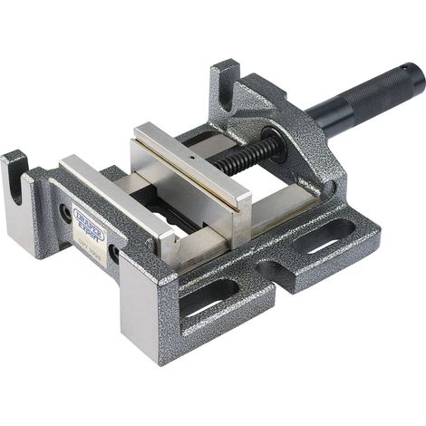 Draper 100mm (4-inch) 3-Way Drill Press Vice - Heavy-Duty Metalworking Clamp (Model 64585)