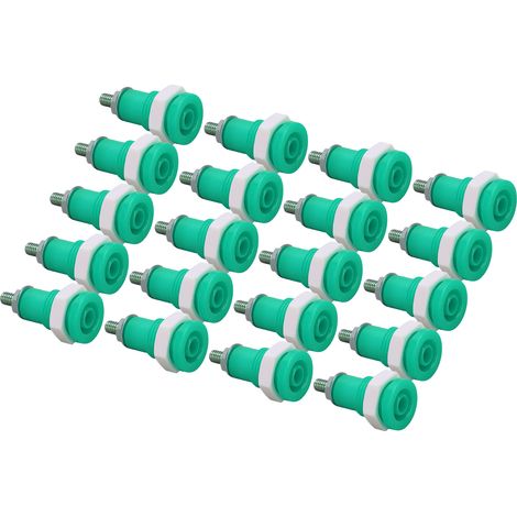 20 Pièces Connecteurs Banane 4mm Haute Performance pour Câblage Électrique et Tests (1/5)