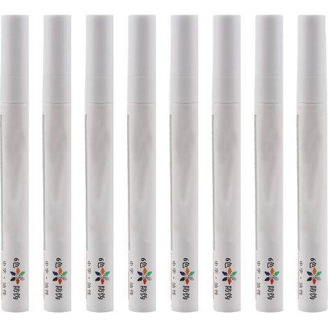 Stylo métallique pour peinture permanente blanche pour pneus de voiture n° 8 (1/4)