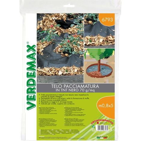 TELO PER PACCIAMATURA IN TNT NERO M 0,8X5 (1/2)