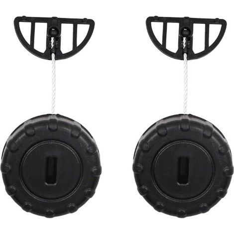 Satz mit 2 Öltankdeckeln für STIHL MS180 MS170 018 017 MS 180 17 Kettensägen
