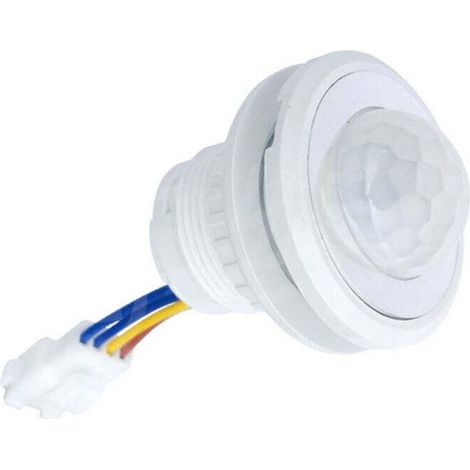 Mini-PIR-Bewegungsmelder (110°) für Innen- und Außenbereich  Schutzart IP65  Integrierter Bewegungsmelder (85–265 V), klein, mit Potentiometer  1 Stück