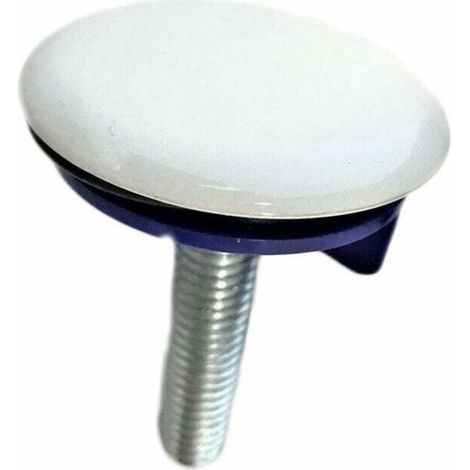 Cache trou blanc lavabo diam 50mm (1/3)