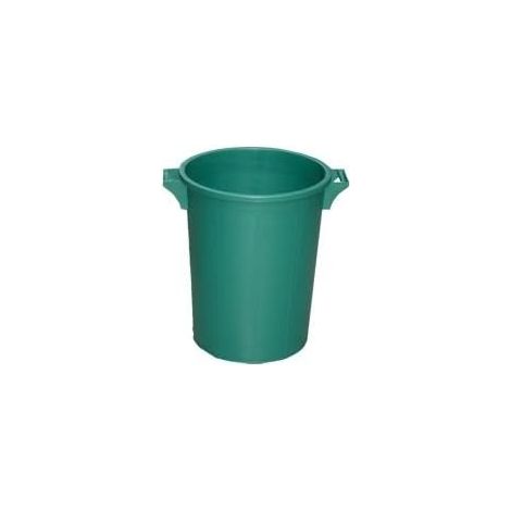 STEFANPLAST Bidone VERDE industriale 100LT senza coperchio per alimenti rifiuti giardino interno esterno (1/2)
