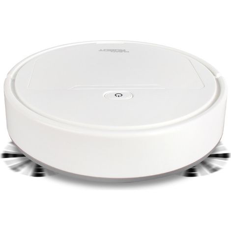 Robot Aspirateur 4-en-1 3200Pa Balayeuse Intelligente Automatique Ultra Silencieuse pour Poils d'Animaux, Tapis et Sols Durs, Blanc (1/5)