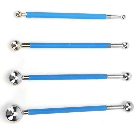 Kit D'outils De Calfeutrage à Double Extrémité,Réparation De Coulis De Carrelage à Billes Pressées Acier,Réparation De Joints De Sol (1/4)