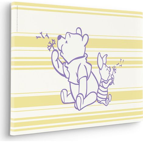 Komar Canvasbild Disney Winnie the Pooh Dandelions - 60 x 40 cm - Bild auf Keilrahmen (1/2)