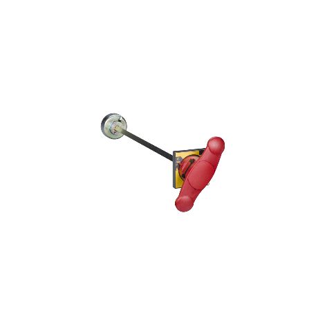 commande rotative frontale INS 320 à 630 poignée rouge