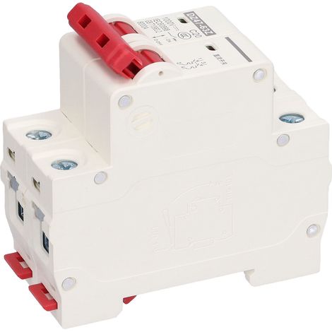 Miniatur-Leistungsschalter 2P 20A 1000V DC DZ47-63Z C20, Solar-Photovoltaik-Trennschalter, DIN-Schienenmontage, Schutz für PV-Systeme, 2-poliger Trennschalter. (1/5)