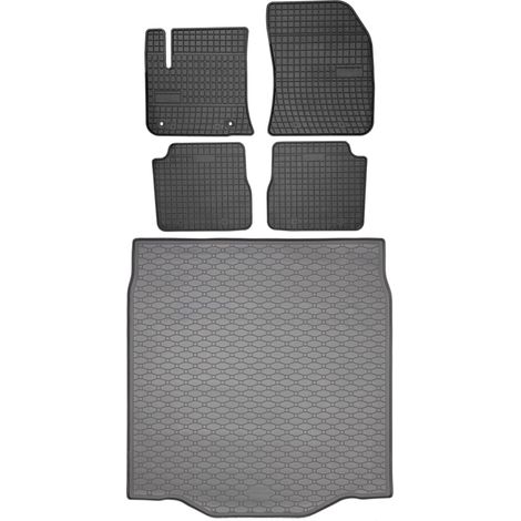 Set di tappetini in gomma per auto e tappetino per bagagliaio per Citroen e-C4X Hatchback dal 2022 (1/5)