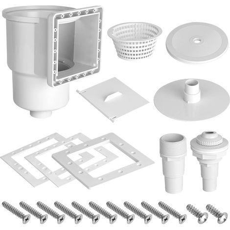 Skimmer Piscine Hors sols petite ouverture avec buse de Remplissage et Accessoires - (1/5)
