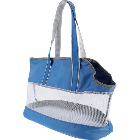 Transporteur Portable pour Chat en Nylon Respirant avec Poignée Étui (1/5)